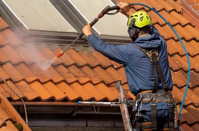 Démoussage et hydrofuge de toiture à Veyreau
